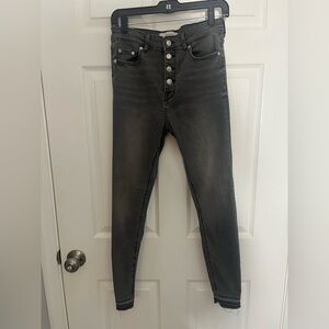Zara button fly Women's Gray Jeans